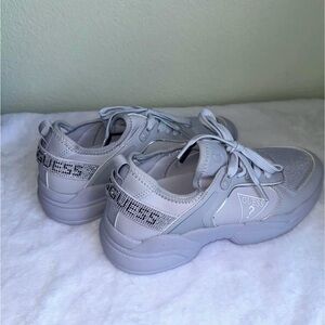 Guess Women's Light Gray Bedazzled Sneakers